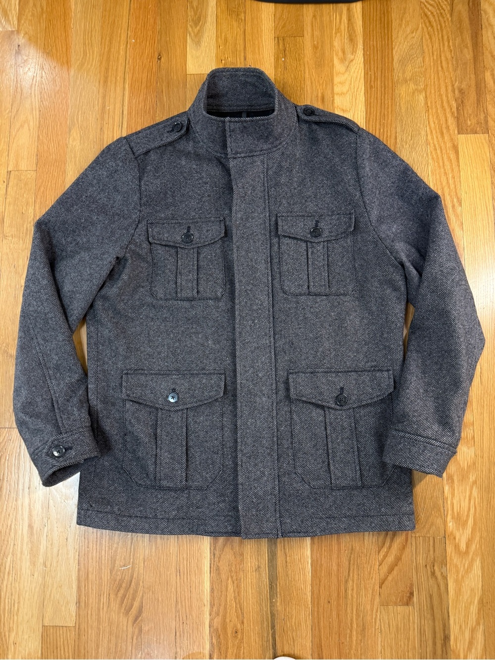 Express Military Style Wool Field Jacket (L)